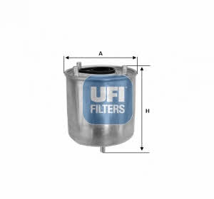 Ufi 24.127.00 Fuel filter 2412700: Buy near me in Poland at 2407.PL - Good price!