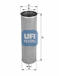 Ufi 27.A34.00 Air filter 27A3400: Buy near me at 2407.PL in Poland at an Affordable price!