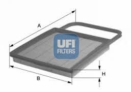 Ufi 30.589.00 Air filter 3058900: Buy near me in Poland at 2407.PL - Good price!