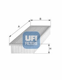 Ufi 30.576.00 Air filter 3057600: Buy near me in Poland at 2407.PL - Good price!