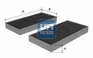 Ufi 54.231.00 Activated Carbon Cabin Filter 5423100: Buy near me in Poland at 2407.PL - Good price!