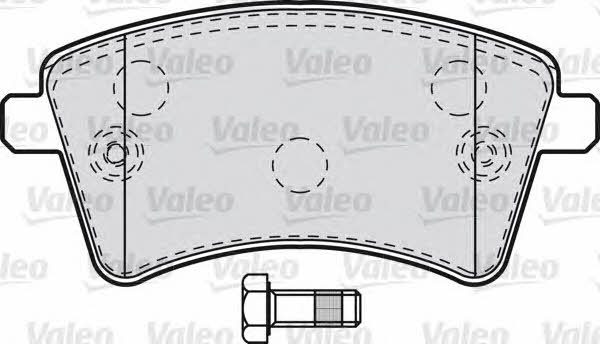 Valeo 601010 Brake Pad Set, disc brake 601010: Buy near me in Poland at 2407.PL - Good price!