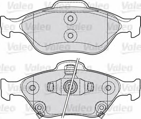 Valeo 601026 Brake Pad Set, disc brake 601026: Buy near me in Poland at 2407.PL - Good price!
