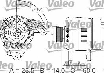 Valeo 437403 Generator 437403: Kaufen Sie zu einem guten Preis in Polen bei 2407.PL!