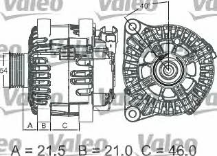 Valeo 437457 Generator 437457: Kaufen Sie zu einem guten Preis in Polen bei 2407.PL!