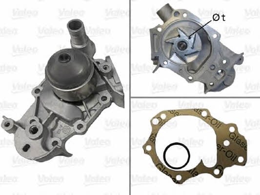 Valeo 506580 Water pump 506580: Buy near me in Poland at 2407.PL - Good price!