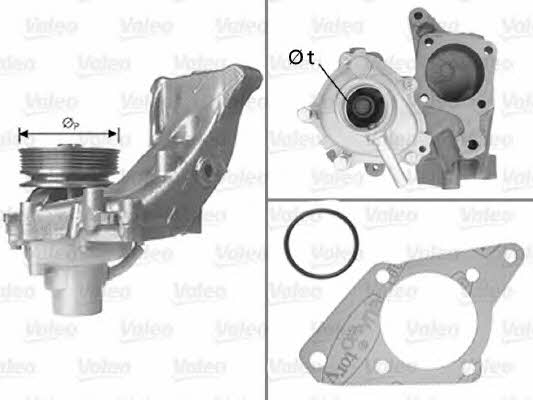 Valeo 506586 Water pump 506586: Buy near me in Poland at 2407.PL - Good price!