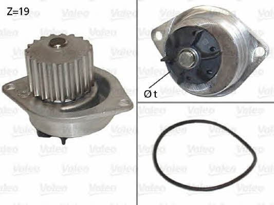 Valeo 506595 Water pump 506595: Buy near me in Poland at 2407.PL - Good price!