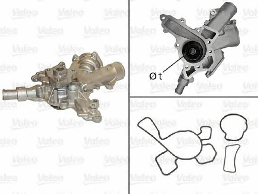 Valeo 506601 Water pump 506601: Buy near me in Poland at 2407.PL - Good price!