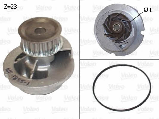 Valeo 506656 Water pump 506656: Buy near me in Poland at 2407.PL - Good price!