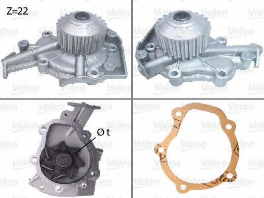 Valeo 506659 Water pump 506659: Buy near me in Poland at 2407.PL - Good price!
