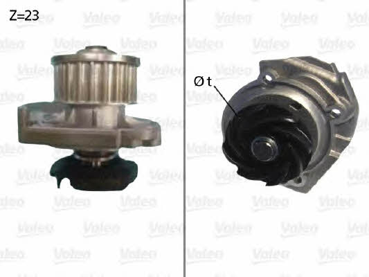 Valeo 506686 Water pump 506686: Buy near me in Poland at 2407.PL - Good price!