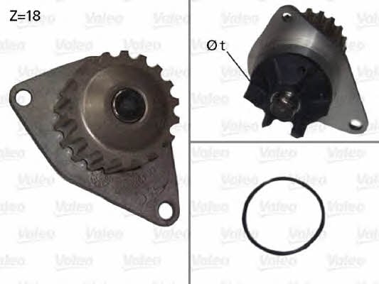 Valeo 506721 Water pump 506721: Buy near me in Poland at 2407.PL - Good price!