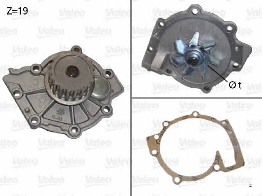 Valeo 506854 Water pump 506854: Buy near me in Poland at 2407.PL - Good price!