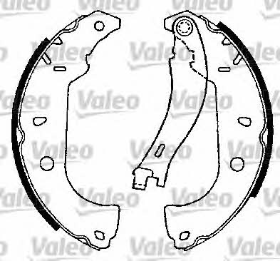 Valeo 554736 Brake shoe set 554736: Buy near me in Poland at 2407.PL - Good price!