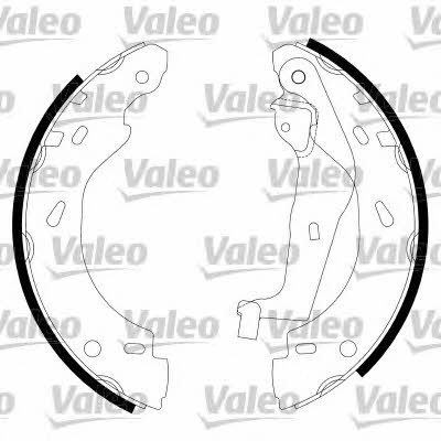 Valeo 554763 Колодки тормозные барабанные, комплект 554763: Отличная цена - Купить в Польше на 2407.PL!