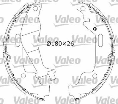 Valeo 554764 Колодки гальмівні барабанні, комплект 554764: Приваблива ціна - Купити у Польщі на 2407.PL!