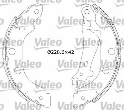 Valeo 554770 Колодки гальмівні барабанні, комплект 554770: Приваблива ціна - Купити у Польщі на 2407.PL!