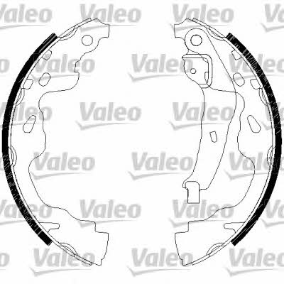 Valeo 554848 Колодки тормозные барабанные, комплект 554848: Отличная цена - Купить в Польше на 2407.PL!