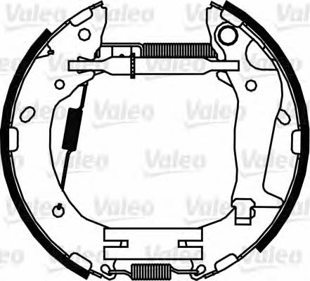 Valeo 554886 Колодки гальмівні барабанні, комплект 554886: Приваблива ціна - Купити у Польщі на 2407.PL!