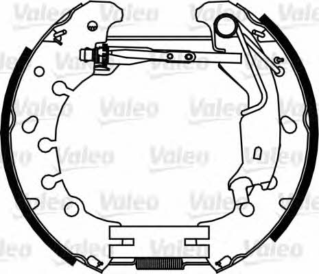 Valeo 554887 Brake shoe set 554887: Buy near me at 2407.PL in Poland at an Affordable price!