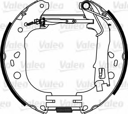 Valeo 554890 Колодки тормозные барабанные, комплект 554890: Отличная цена - Купить в Польше на 2407.PL!