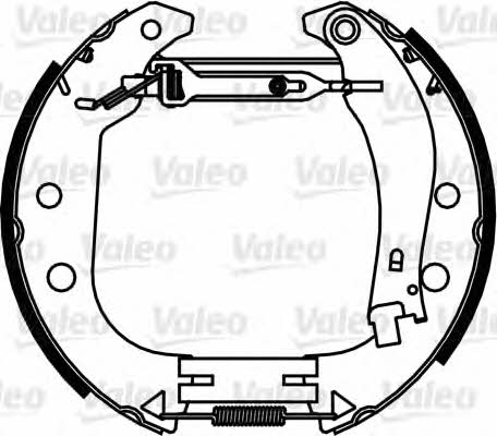 Valeo 554891 Brake shoe set 554891: Buy near me in Poland at 2407.PL - Good price!