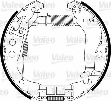 Valeo 554906 Brake shoe set 554906: Buy near me at 2407.PL in Poland at an Affordable price!