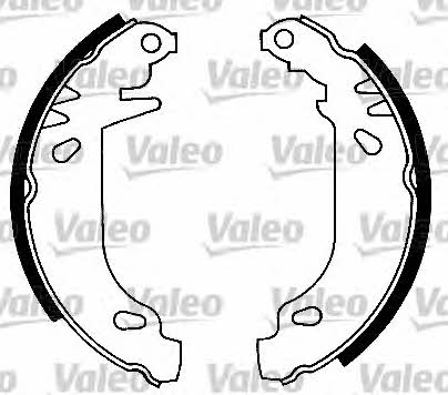 Valeo 562040 Колодки тормозные барабанные, комплект 562040: Отличная цена - Купить в Польше на 2407.PL!