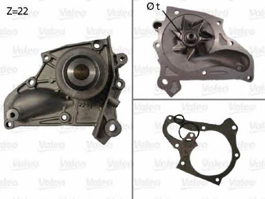 Valeo 506433 Water pump 506433: Buy near me in Poland at 2407.PL - Good price!