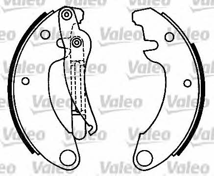 Valeo 562098 Brake shoe set 562098: Buy near me in Poland at 2407.PL - Good price!