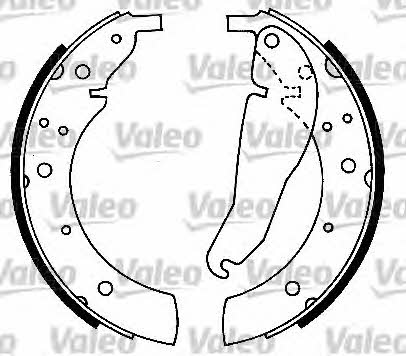 Valeo 562522 Brake shoe set 562522: Buy near me in Poland at 2407.PL - Good price!