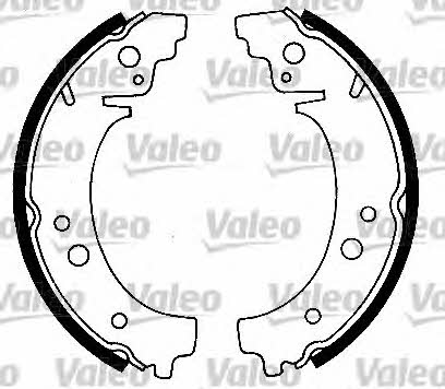 Valeo 562523 Колодки тормозные барабанные, комплект 562523: Отличная цена - Купить в Польше на 2407.PL!