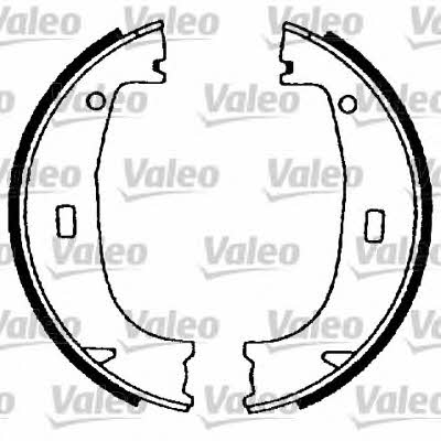 Valeo 562725 Колодки гальмівні стояночного гальма 562725: Приваблива ціна - Купити у Польщі на 2407.PL!