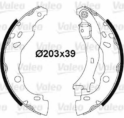 Valeo 564003 Disc brake pad set 564003: Buy near me in Poland at 2407.PL - Good price!