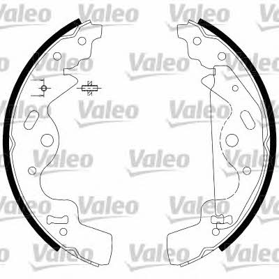 Valeo 564030 Колодки тормозные барабанные, комплект 564030: Отличная цена - Купить в Польше на 2407.PL!