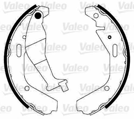 Valeo 564102 Brake shoe set 564102: Buy near me at 2407.PL in Poland at an Affordable price!