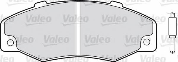 Valeo 540126 Brake Pad Set, disc brake 540126: Buy near me in Poland at 2407.PL - Good price!