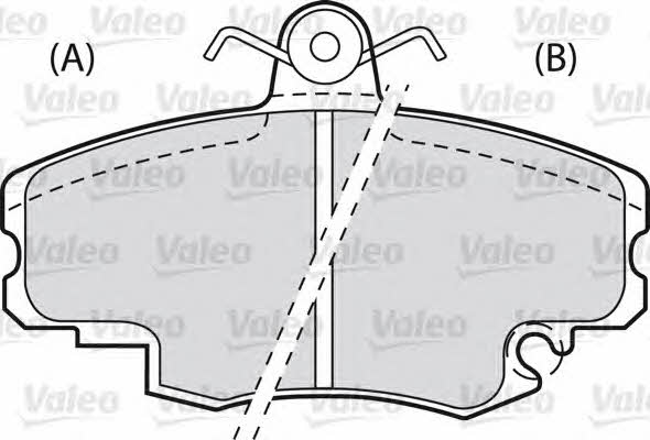 Valeo 540476 Тормозные колодки дисковые, комплект 540476: Отличная цена - Купить в Польше на 2407.PL!