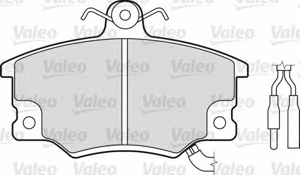 Valeo 540483 Scheibenbremsbeläge, Set 540483: Kaufen Sie zu einem guten Preis in Polen bei 2407.PL!