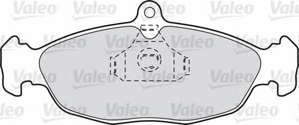 Valeo 540493 Тормозные колодки дисковые, комплект 540493: Отличная цена - Купить в Польше на 2407.PL!