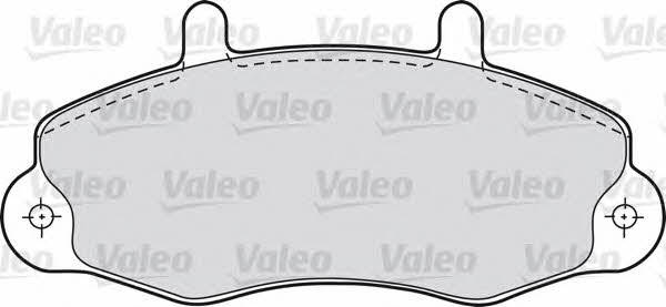 Valeo 540557 Brake Pad Set, disc brake 540557: Buy near me in Poland at 2407.PL - Good price!