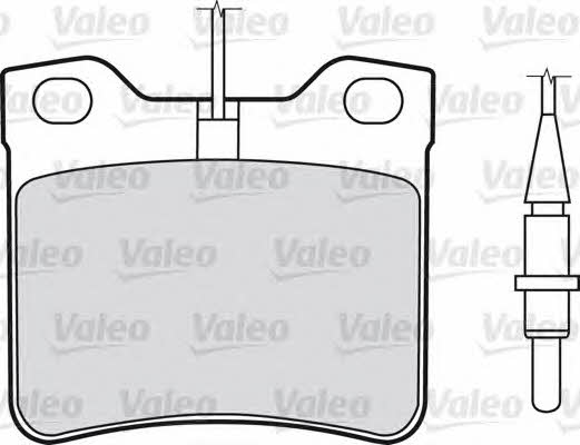 Valeo 540742 Brake Pad Set, disc brake 540742: Buy near me in Poland at 2407.PL - Good price!