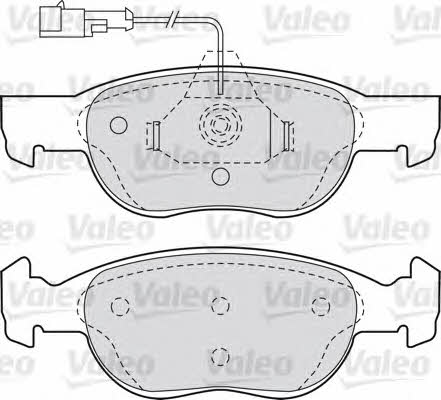 Valeo 540749 Тормозные колодки дисковые, комплект 540749: Отличная цена - Купить в Польше на 2407.PL!