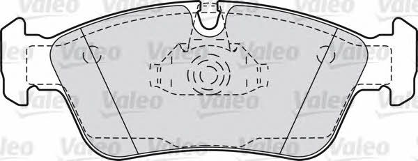 Valeo 540890 Тормозные колодки дисковые, комплект 540890: Отличная цена - Купить в Польше на 2407.PL!