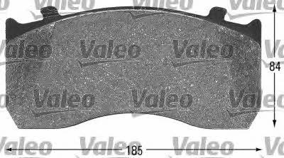 Valeo 541659 Тормозные колодки дисковые, комплект 541659: Отличная цена - Купить в Польше на 2407.PL!