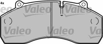 Valeo 541695 Тормозные колодки дисковые, комплект 541695: Купить в Польше - Отличная цена на 2407.PL!