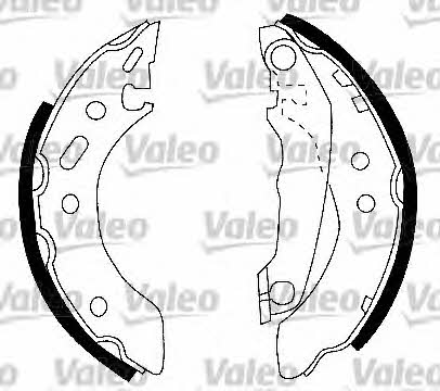 Valeo 553722 Колодки тормозные барабанные, комплект 553722: Отличная цена - Купить в Польше на 2407.PL!