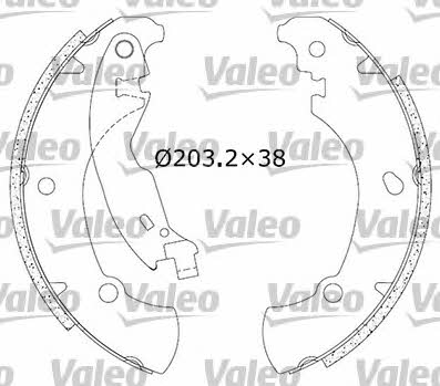 Valeo 553874 Szczęki hamulcowe, zestaw 553874: Dobra cena w Polsce na 2407.PL - Kup Teraz!