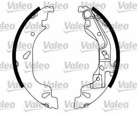 Valeo 553883 Brake shoe set 553883: Buy near me at 2407.PL in Poland at an Affordable price!
